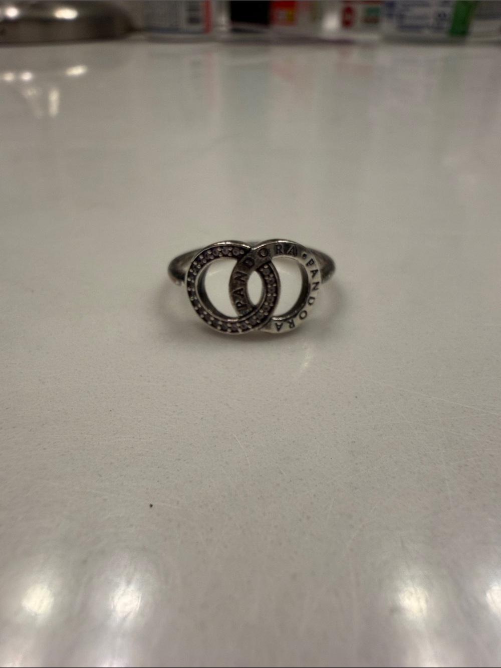 Pandora Double Interlock Ring - Silver